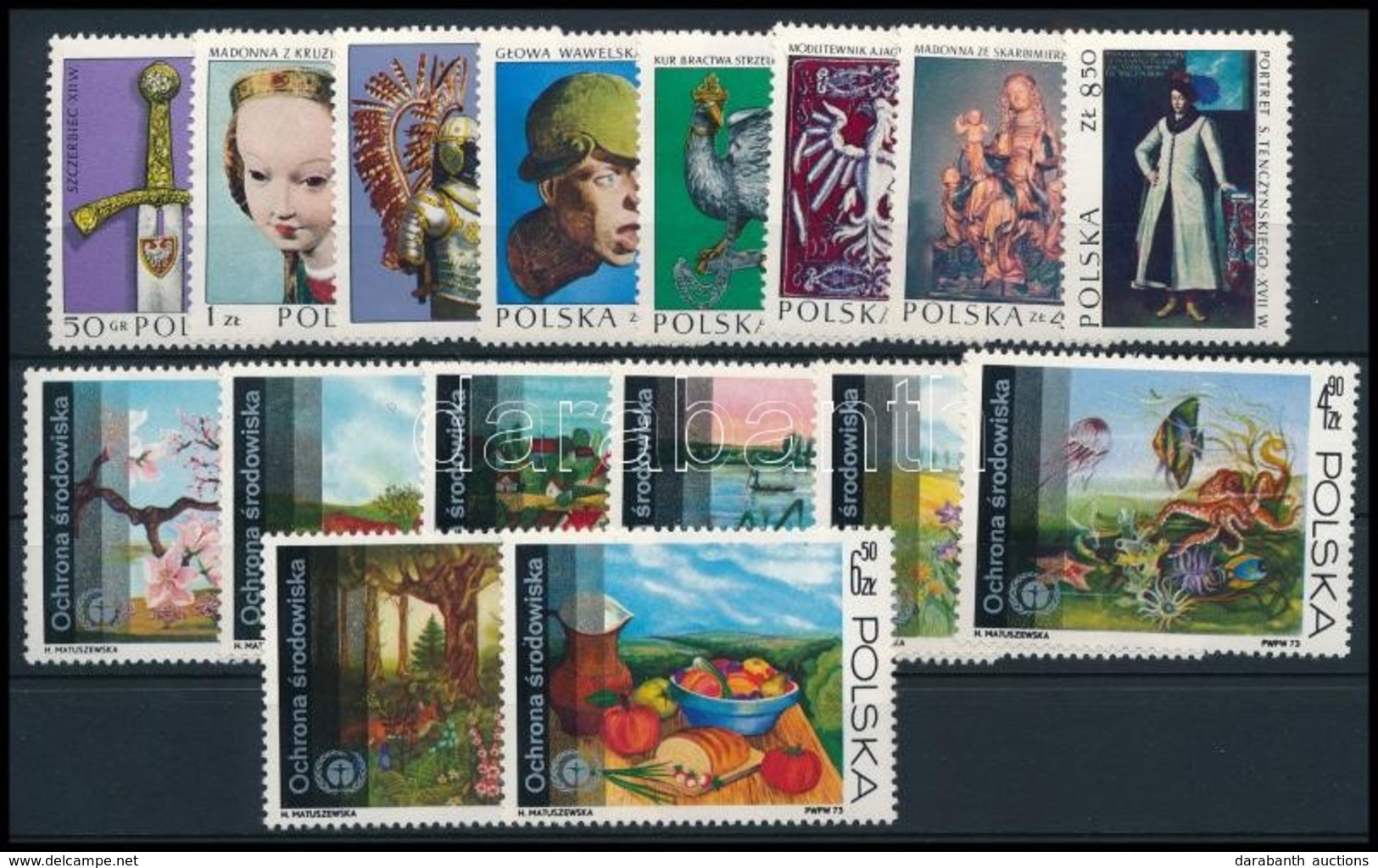 ** 1973 2 Művészet Sor,
2 Art Sets - Altri & Non Classificati