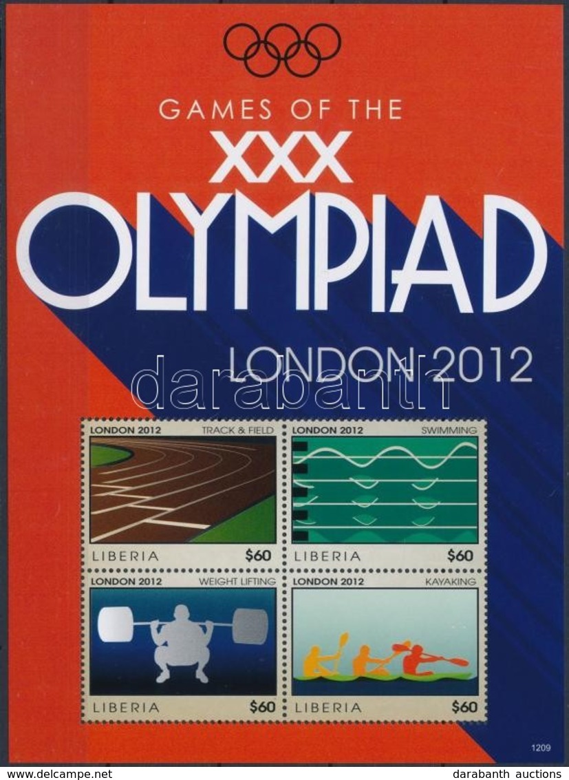 ** 2012 Londoni Olimpia Kisív Mi 6111-6114 - Autres & Non Classés