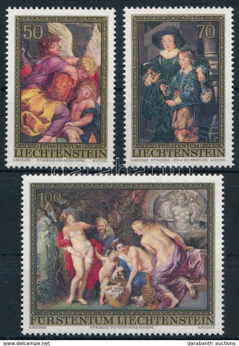 ** 1976 Rubens Festmények Sor Mi 655-657 - Altri & Non Classificati