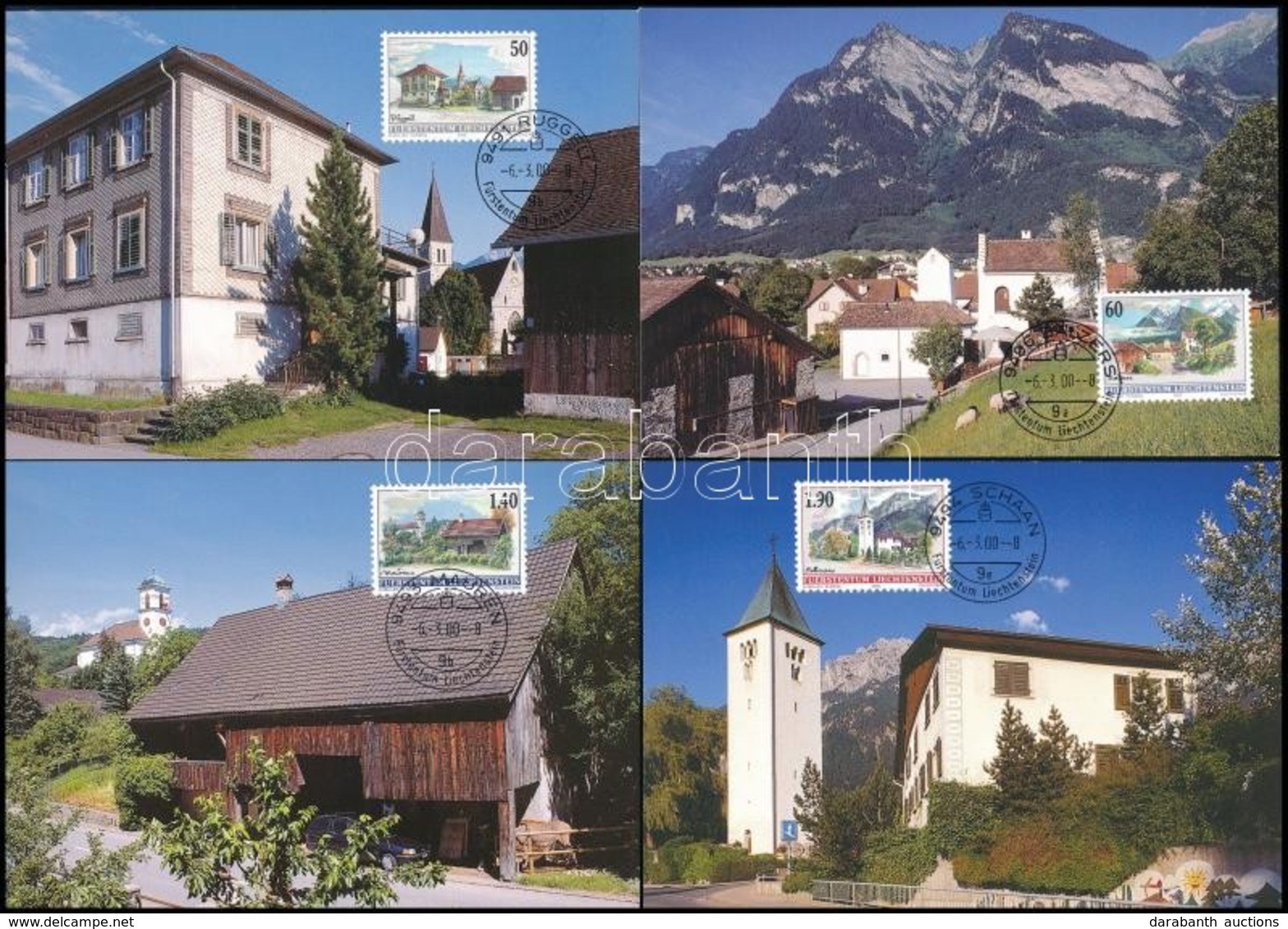 2000 Falusi Látképek Sor 5 Db CM,
Views From The Village Set 5 CM
Mi 1229-1233 - Autres & Non Classés