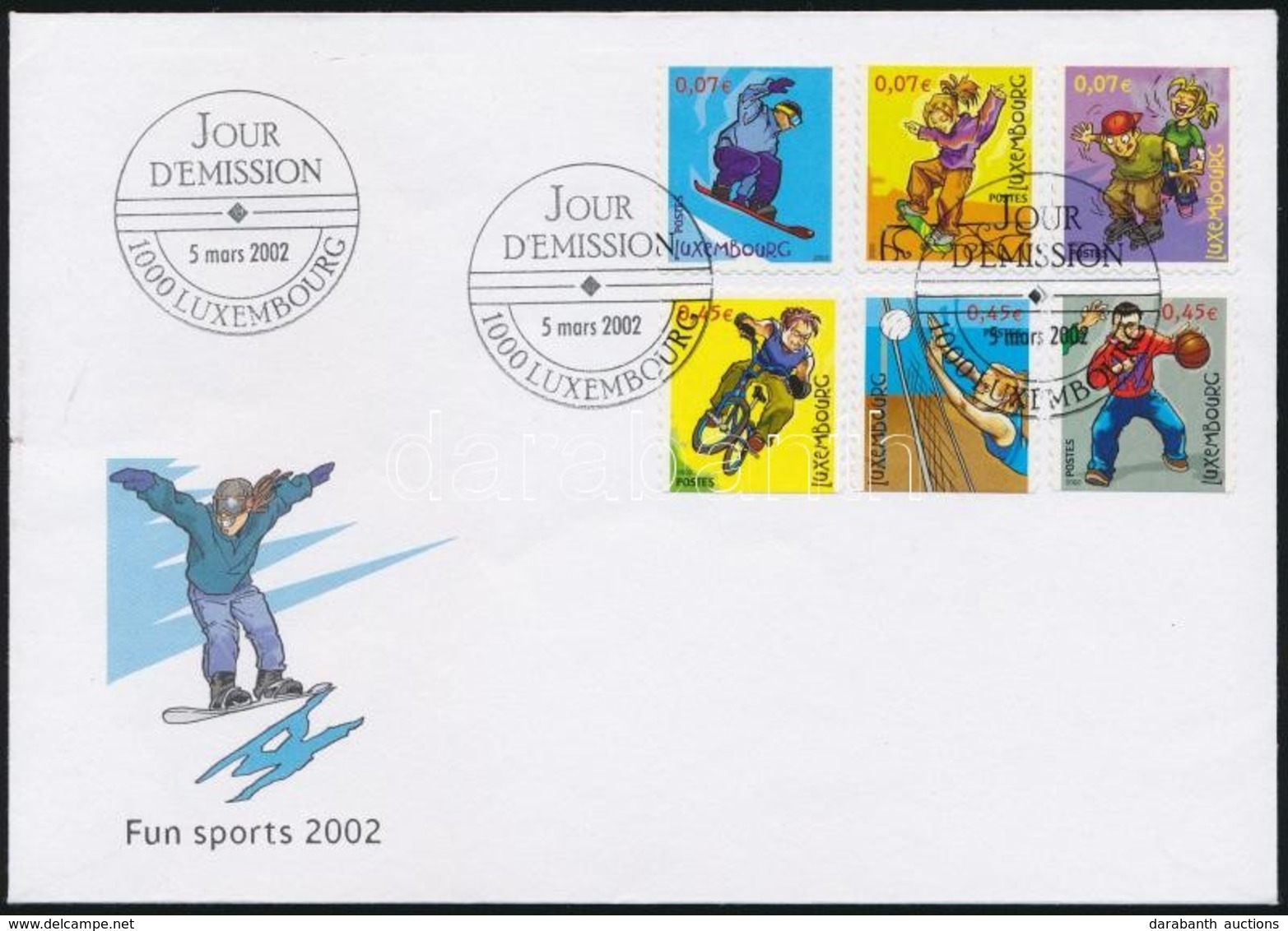 2002 Sport Sor Mi 1564-1569 FDC-n - Altri & Non Classificati