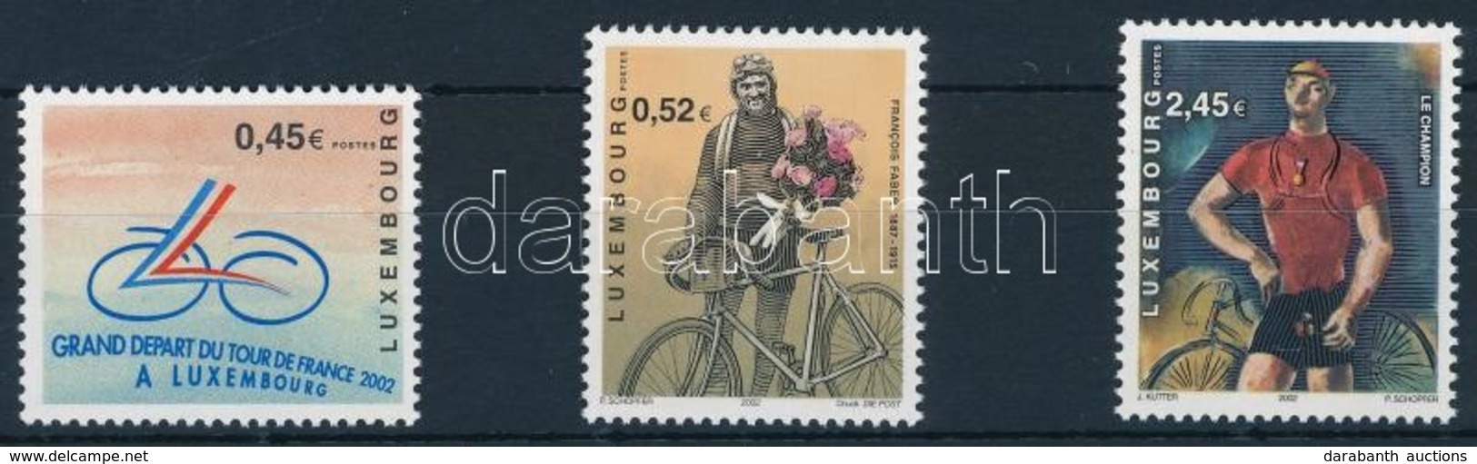 ** 2002 Tour De France Sor Mi 1574-1576 + FDC - Autres & Non Classés