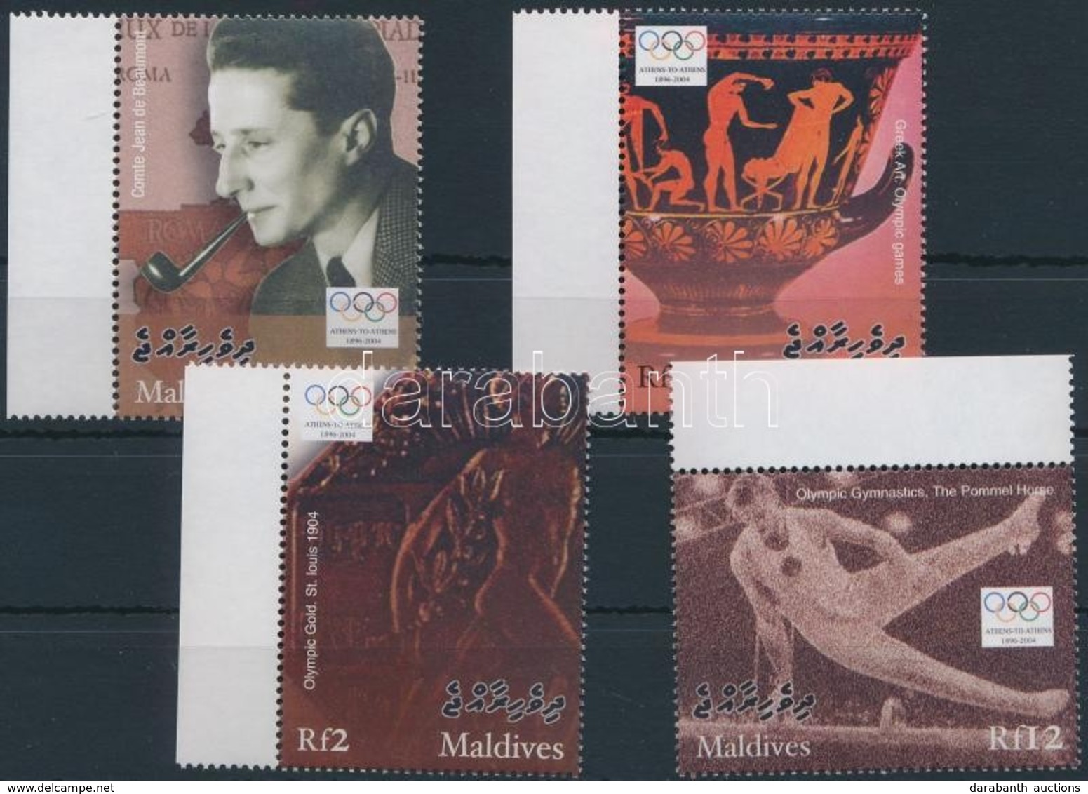 ** 2004 Olimpia ívszéli Sor Mi 4394-4397 - Autres & Non Classés