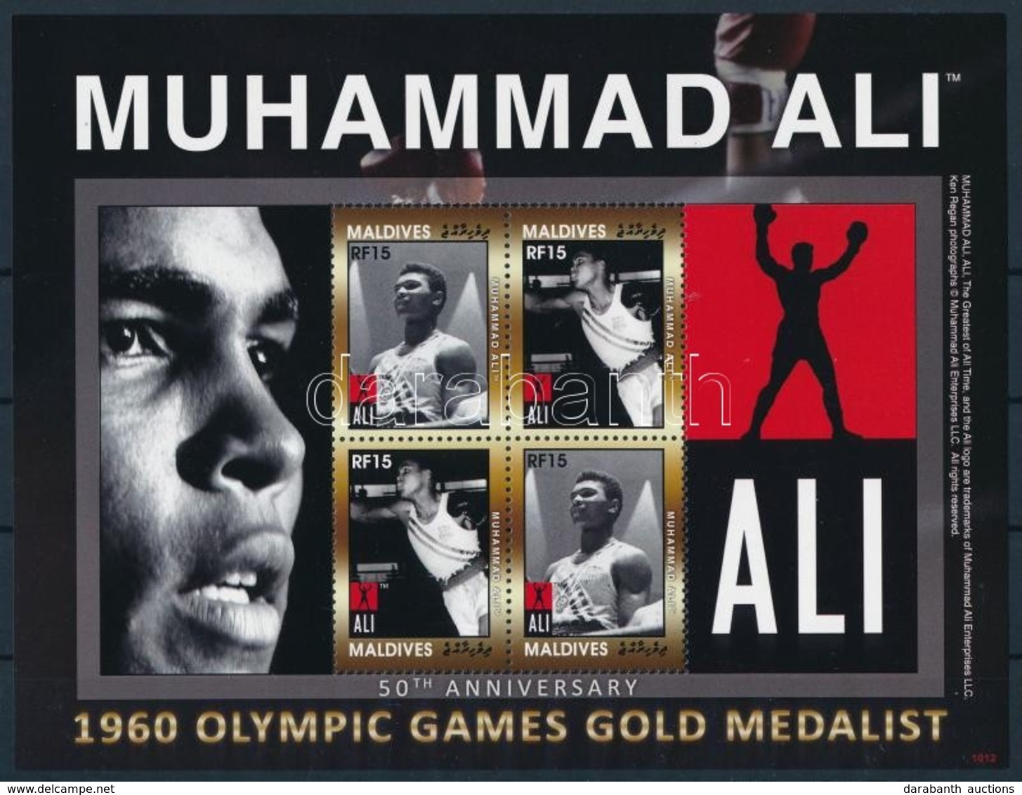 ** 2010 Muhammad Ali 1960-as Olimpiai Győzelmének 50. évfordulója Kisívpár - Autres & Non Classés