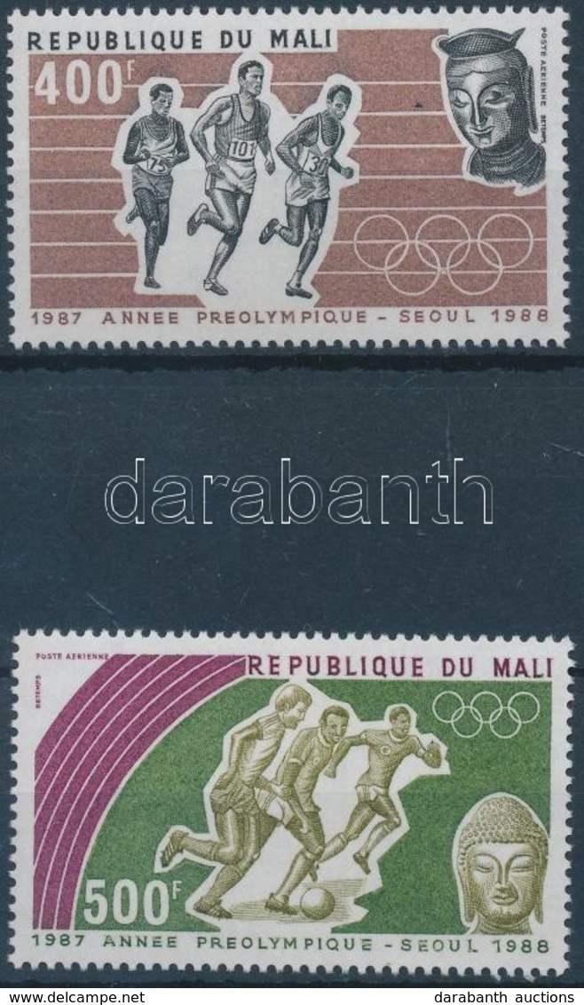 ** 1987 Nyári Olimpia, 1988 Sor Mi 1094-1095 - Autres & Non Classés