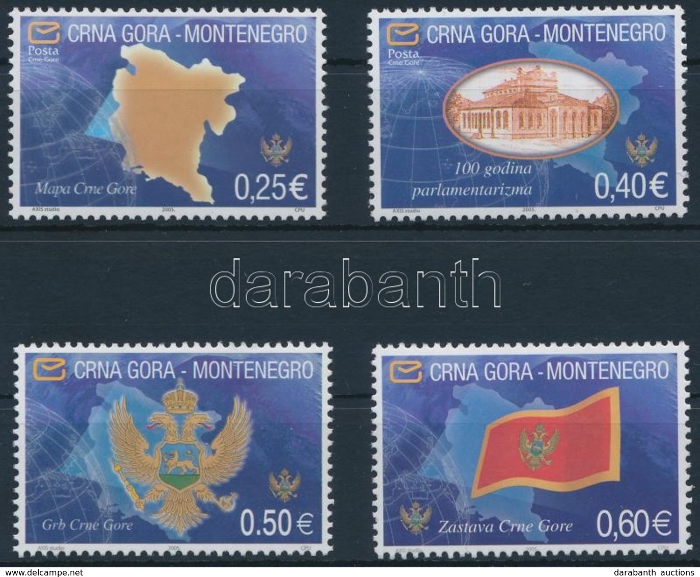 ** 2005 Forgalmi Sor,
Definitive Set
Mi 100-103 - Autres & Non Classés