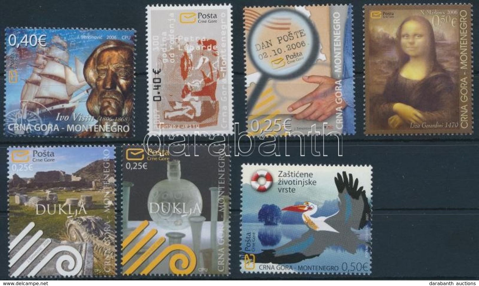 ** 2006 1 Sor + 5 Klf önálló érték,
1 Set + 5 Diff. Values - Autres & Non Classés