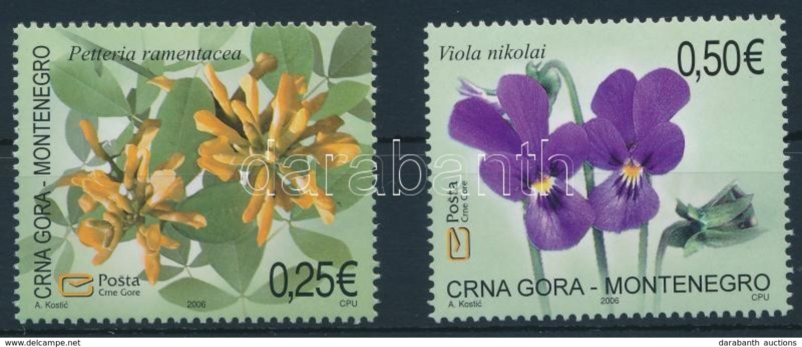 ** 2006 Virág Sor,
Flower Set
Mi 114-115 - Autres & Non Classés