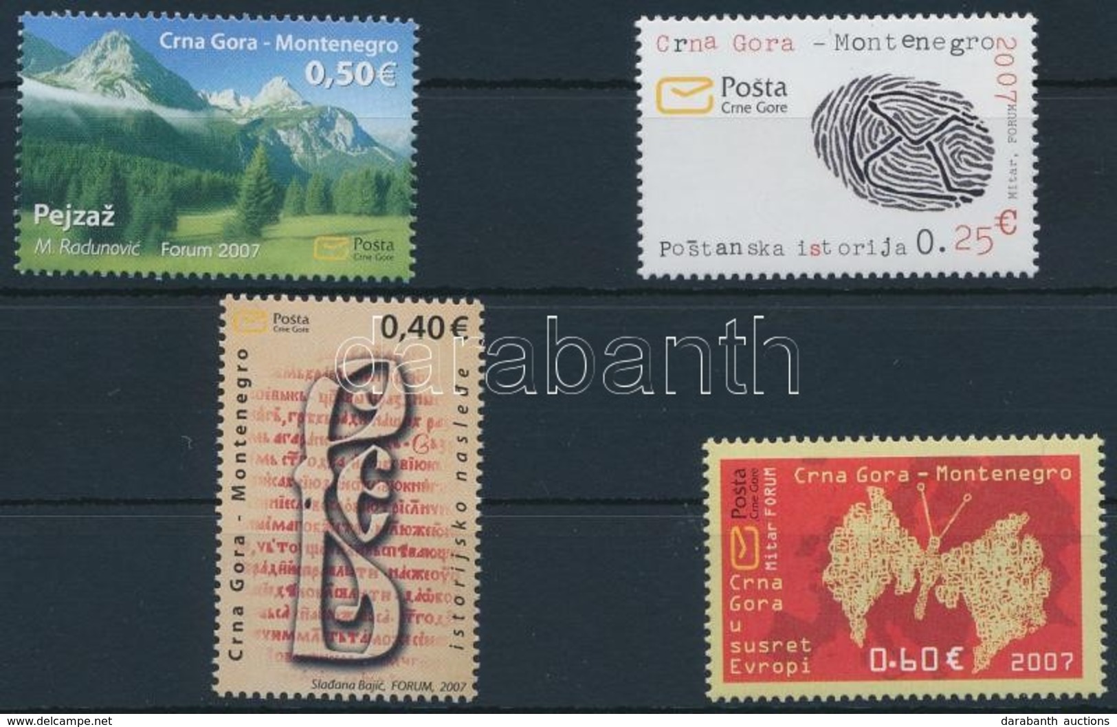 ** 2007 Forgalmi Sor,
Definitive Set
Mi 144-147 - Andere & Zonder Classificatie