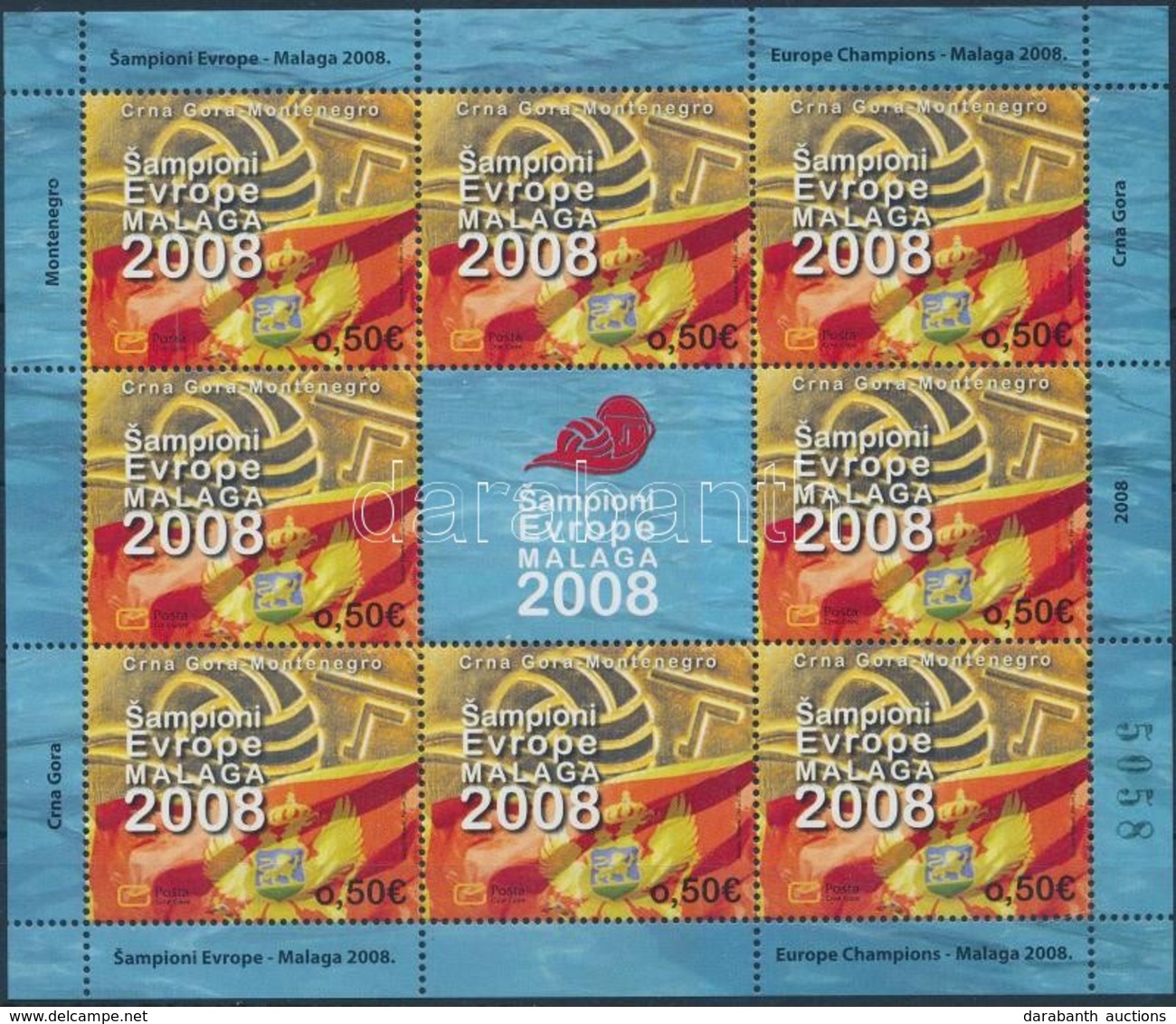 ** 2008 Vízilabda EB Kisív Mi 178 - Autres & Non Classés