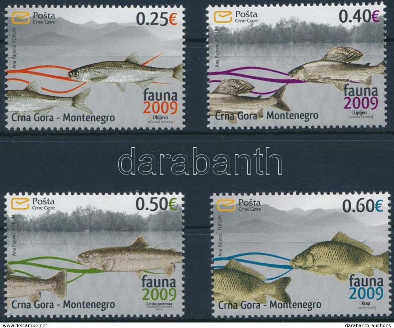 ** 2009 Halak Sor,
Fish Set
Mi 202-205 - Autres & Non Classés