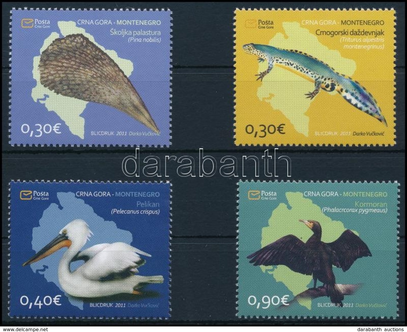 ** 2011 Állatok Sor,
Animals Set
Mi 260-263 - Altri & Non Classificati