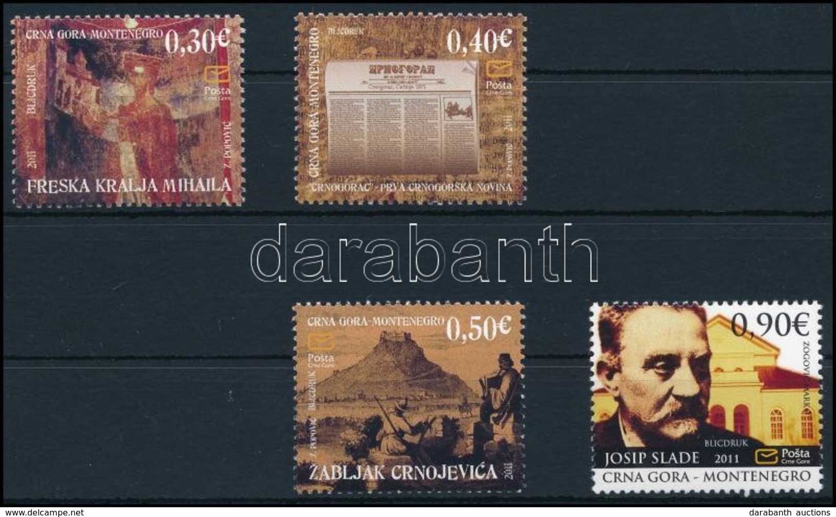 ** 2011 Történelmi örökség Sor,
Historical Heritage Set
Mi 282-285 - Autres & Non Classés