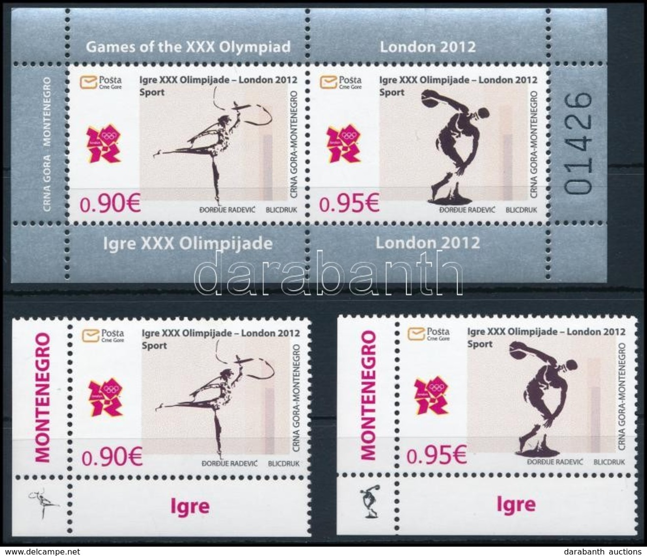 ** 2012 Sport Sor + Blokk,
Sport Set + Block
Mi 302-303 + 11 - Autres & Non Classés