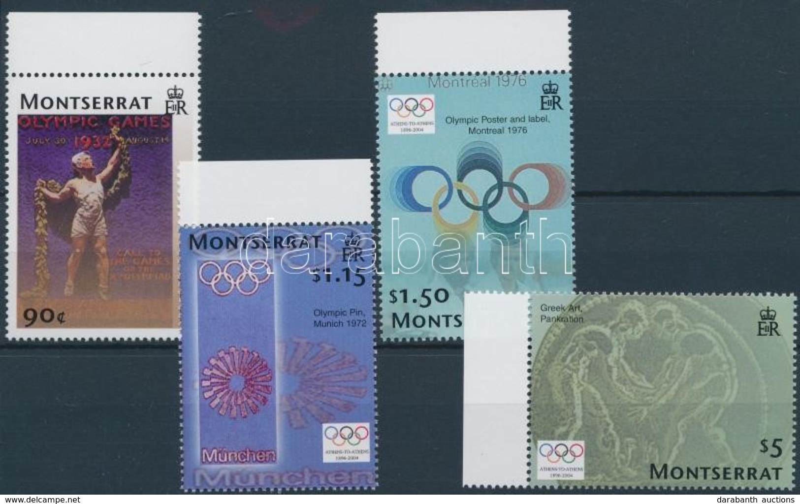 ** 2004 Nyári Olimpia: Athén ívszéli Sor Mi 1230-1233 - Altri & Non Classificati