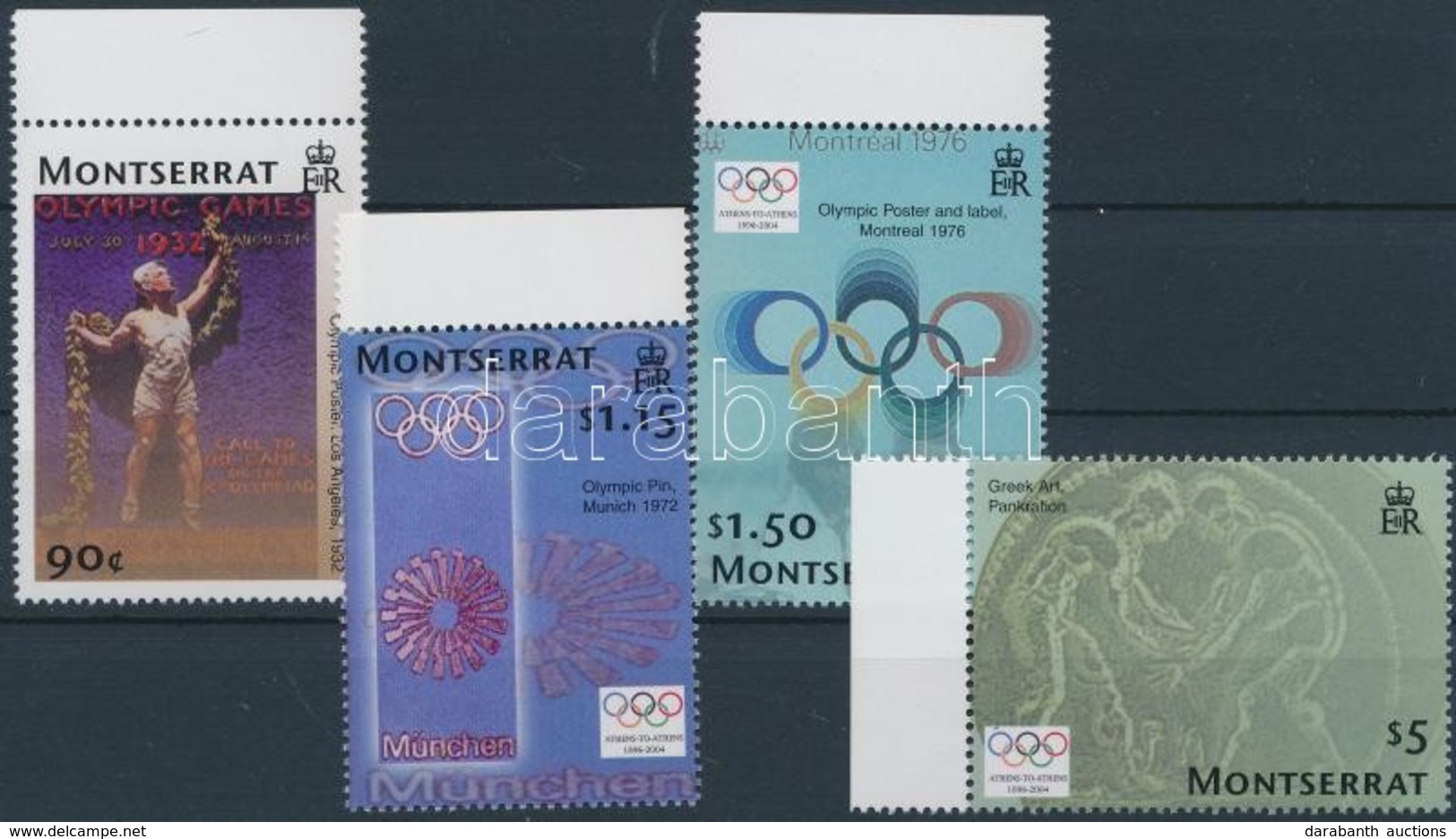 ** 2004 Nyári Olimpia: Athén ívszéli Sor Mi 1230-1233 - Altri & Non Classificati