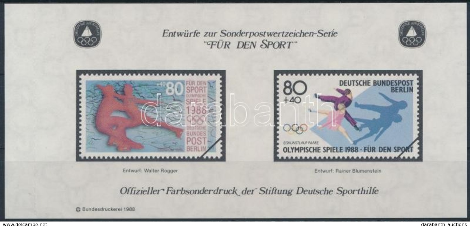 ** 1988 Sporthilfe Emlékív - Altri & Non Classificati