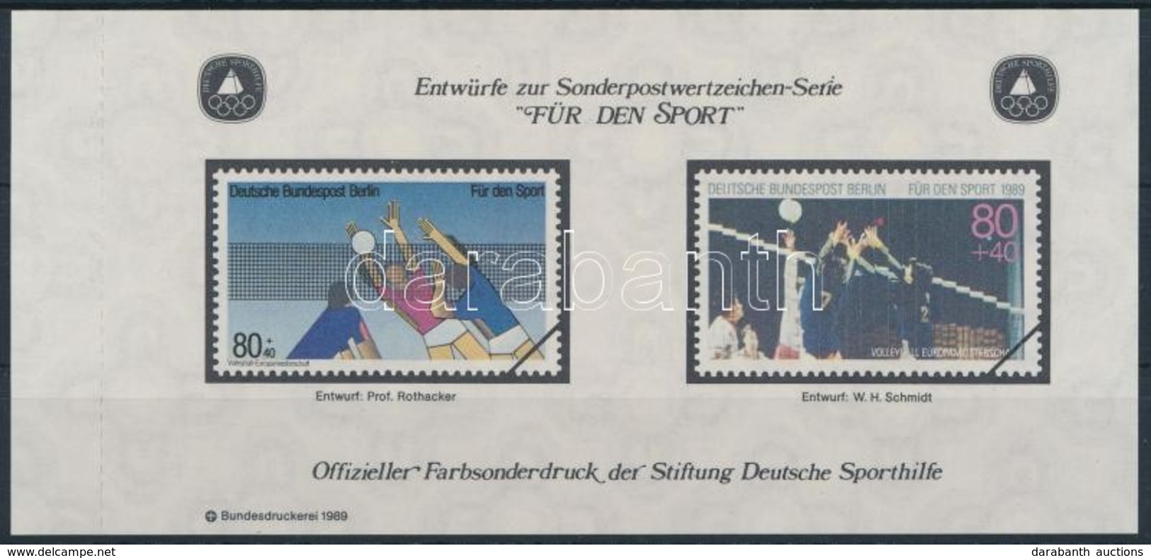 ** 1989 Sporthilfe Emlékív - Autres & Non Classés