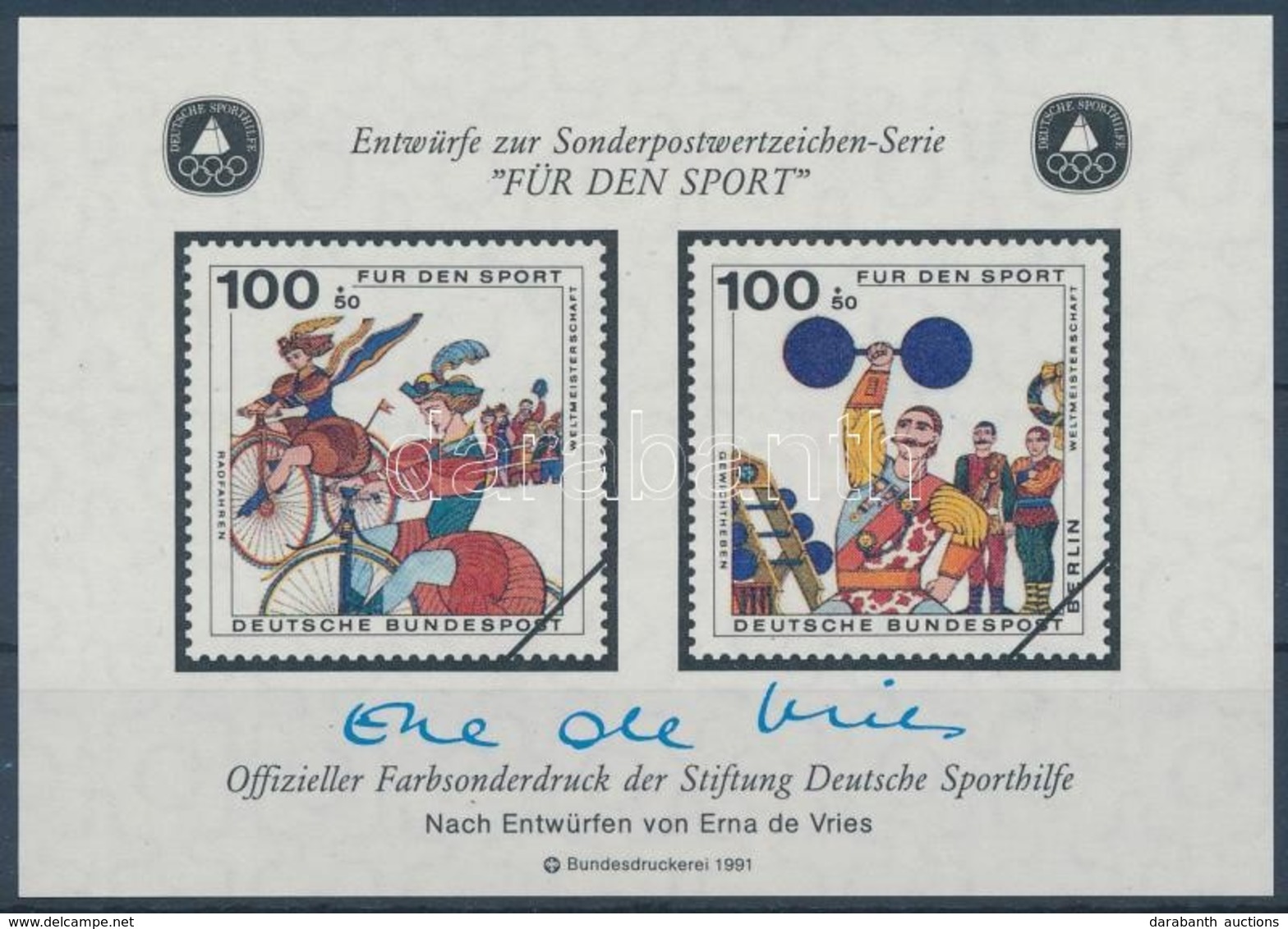 ** 1991 Sporthilfe Emlékív - Altri & Non Classificati