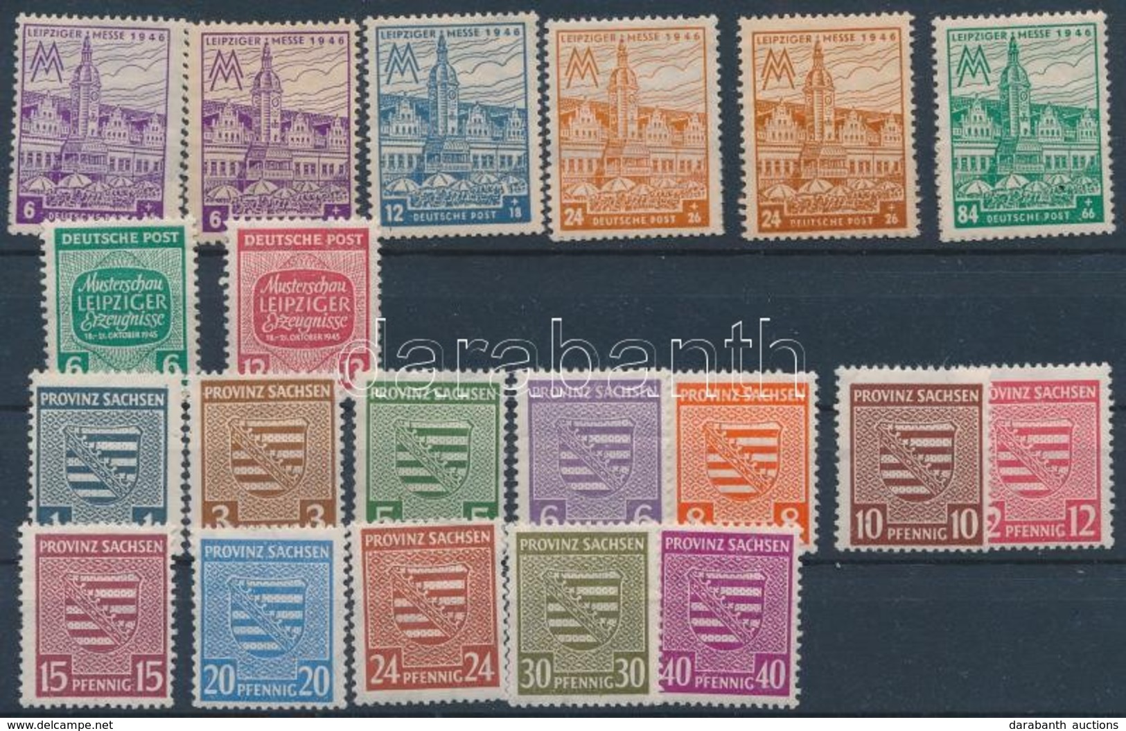 ** 1945/46 3 Sor: Mi 73-84  + 124-125 + 162-165 - Autres & Non Classés