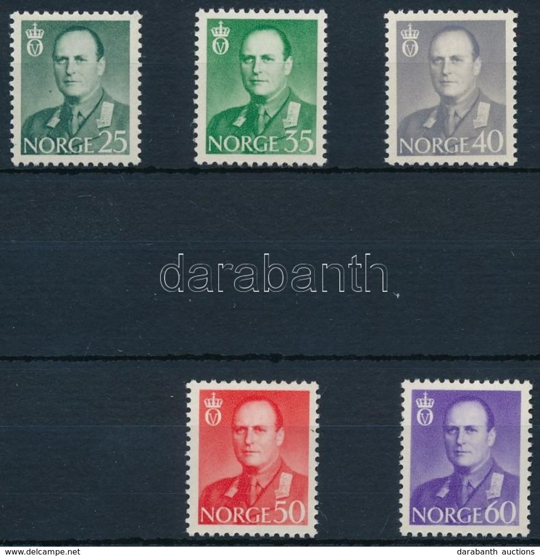 ** 1962 Forgalmi Sor,
Definitive Set
Mi 471-475 - Autres & Non Classés