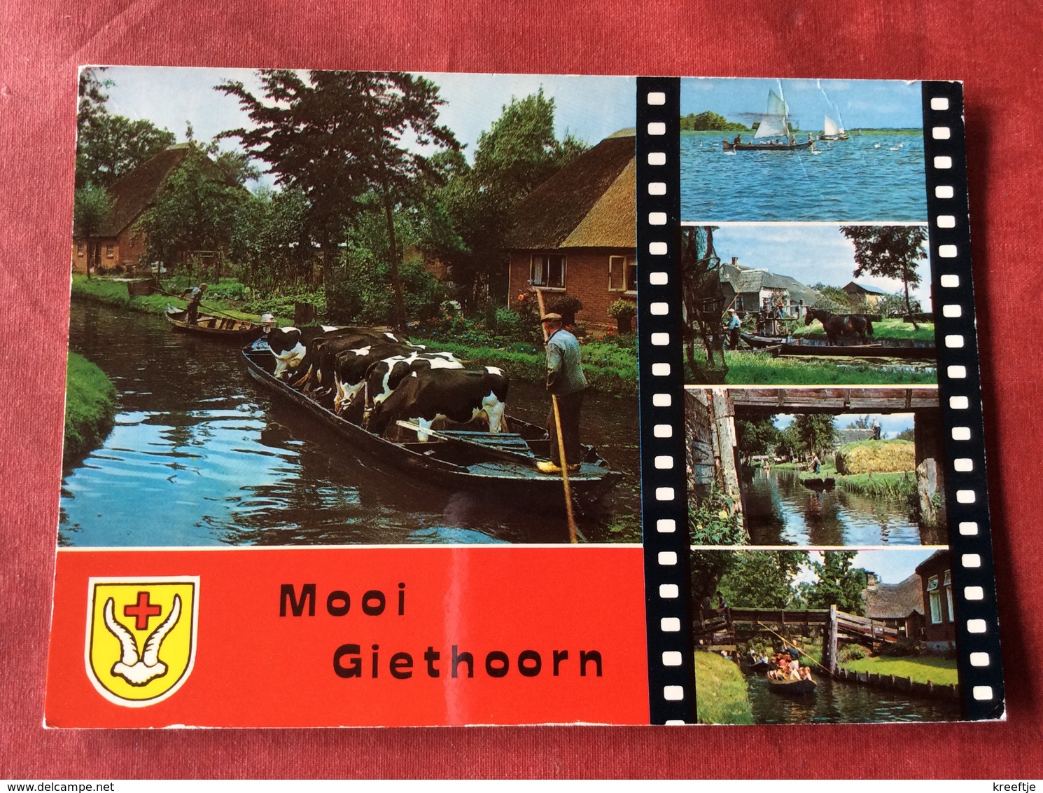 Nederland. Pays-Bas. Holland. Mooi Giethoorn ( Koe Boer ) - Giethoorn