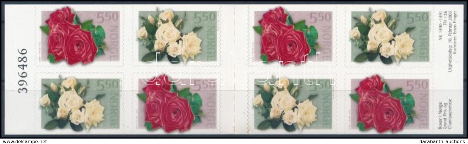 ** 2003 Forgalmi öntapadós Bélyegfüzet,
Definitive Self-adhesive Stamp-booklet
Mi 1455-1456 - Autres & Non Classés