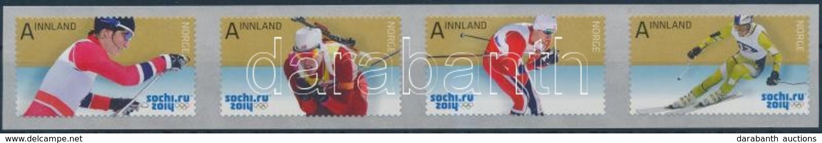 ** 2014 Téli Olimpia Sochi öntapadós Sor Mi 1839-1842 - Autres & Non Classés