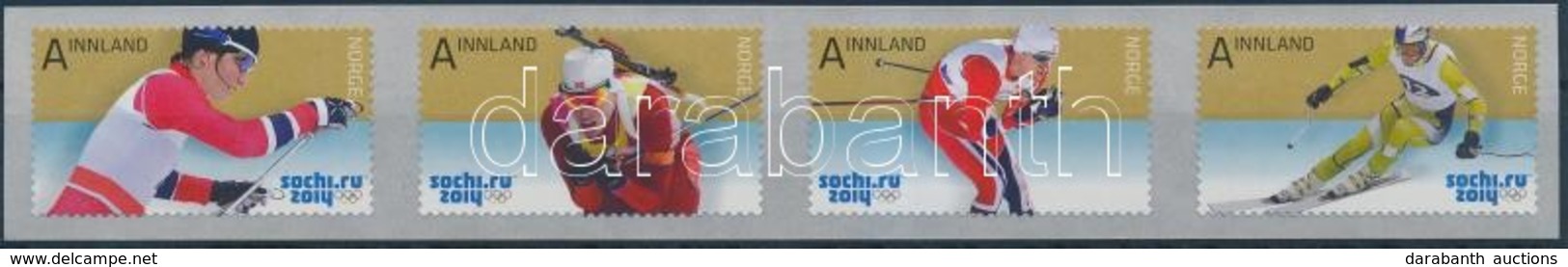 ** 2014 Téli Olimpia Sochi öntapadós Sor Mi 1839-1842 - Altri & Non Classificati