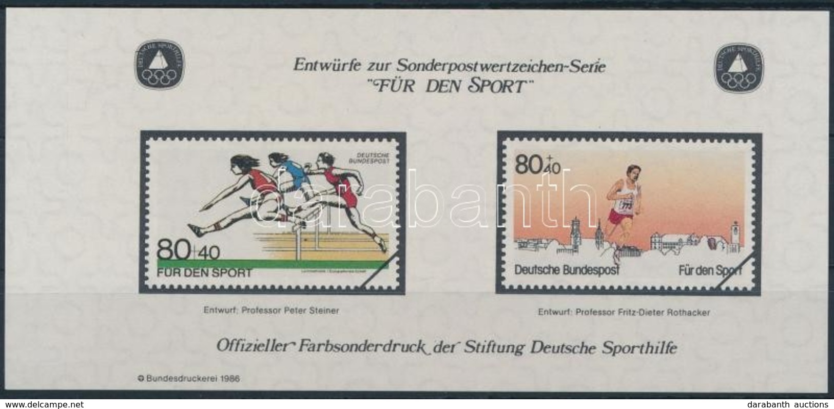 ** 1986 Sporthilfe Emlékív - Autres & Non Classés