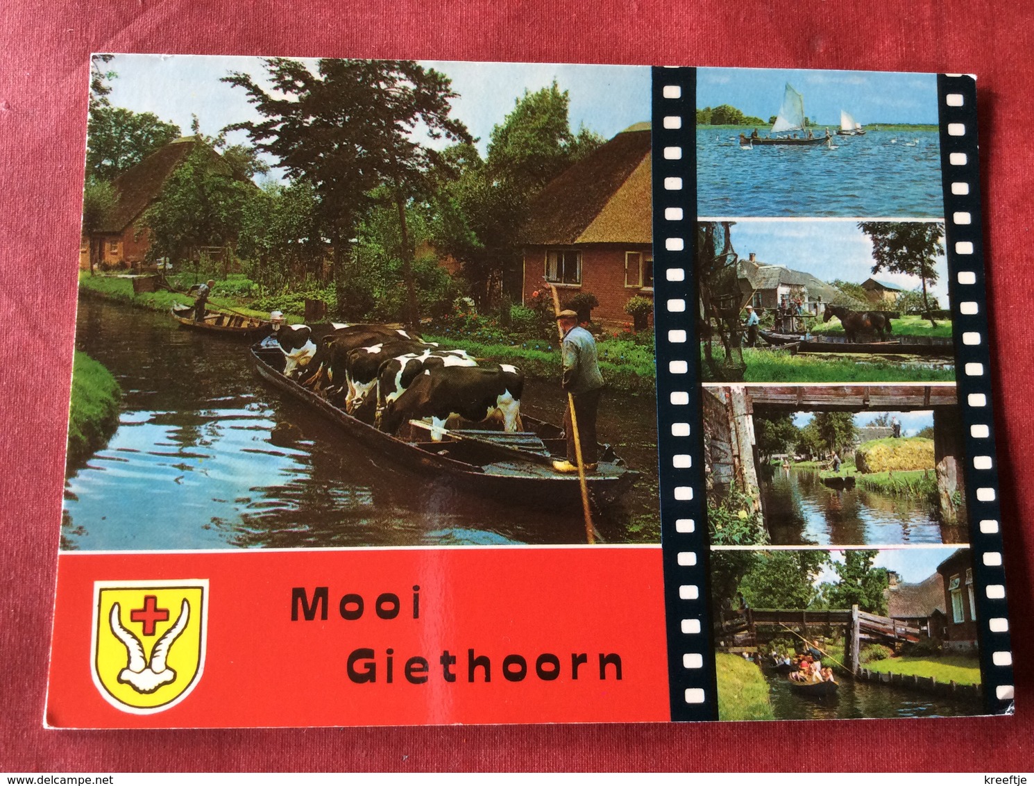 Nederland. Pays-Bas. Holland. Mooi Giethoorn ( Koe Boer ) - Giethoorn