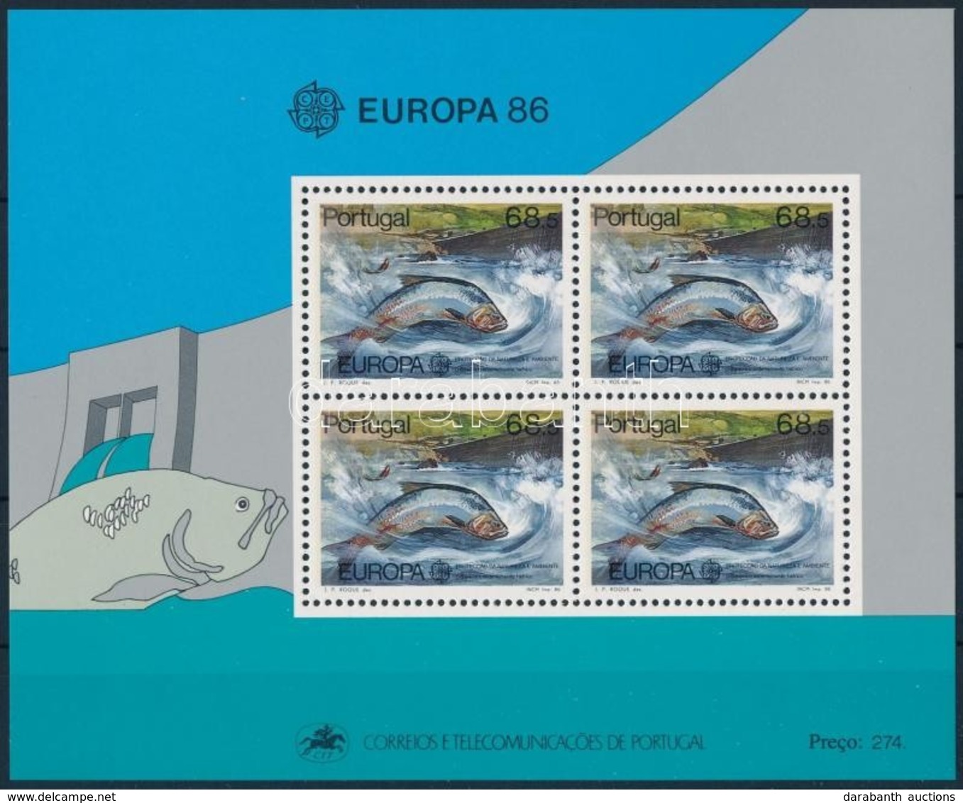 ** 1986 Europa CEPT Blokk,
Europa CEPT
Mi 50 - Autres & Non Classés