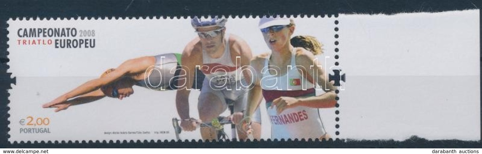 ** 2008 Triatlon ívszéli Bélyeg Mi 3285 - Autres & Non Classés