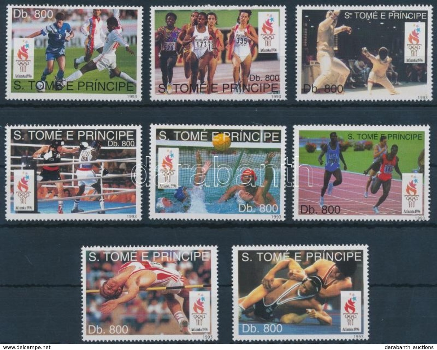 ** 1993 Nyári Olimpia Sor Mi 1451-1458 - Altri & Non Classificati