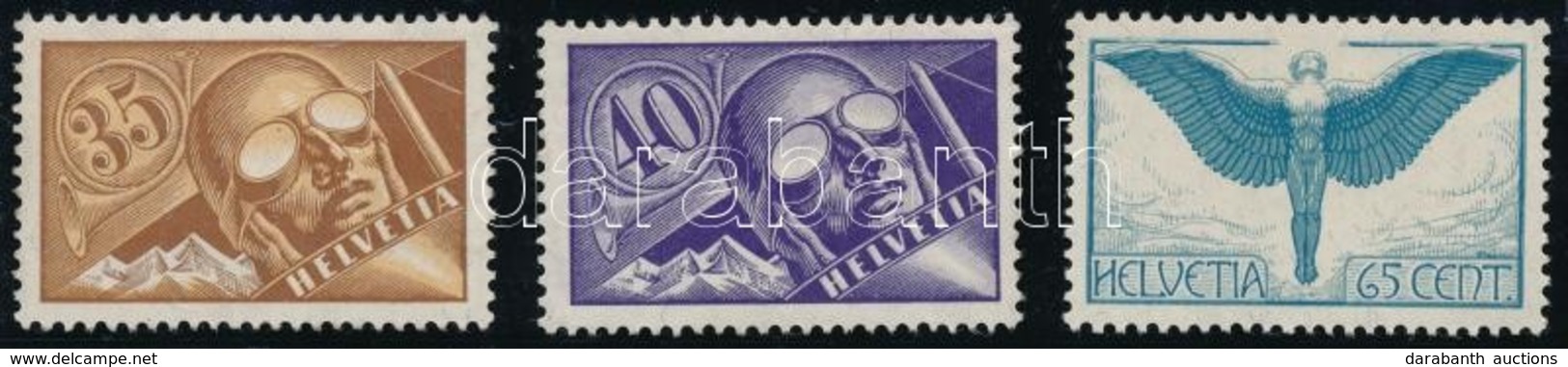 ** 1923-1924 Repülő Mi 181-182, 189 (Mi EUR 97,-) - Otros & Sin Clasificación