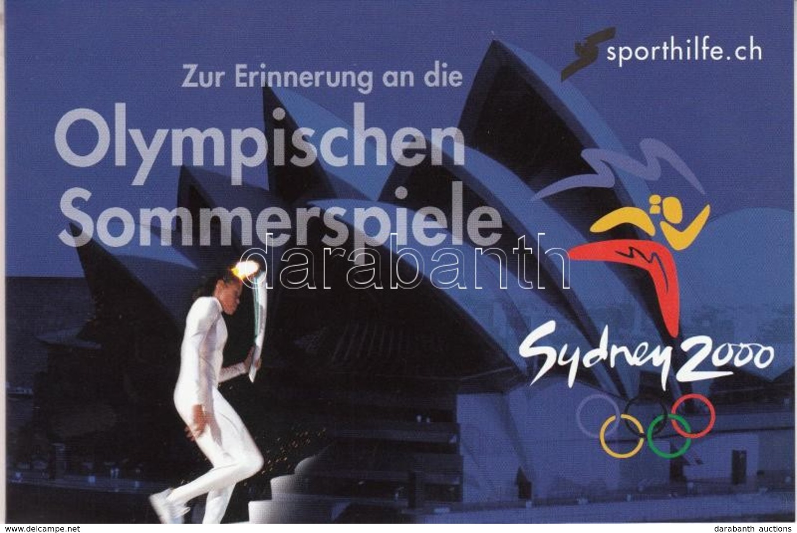** 2000 Nyári Olimpiai Játékok, Sydney Bélyegfüzet öntapadós Bélyegekkel MH-MiNr. 119 - Autres & Non Classés