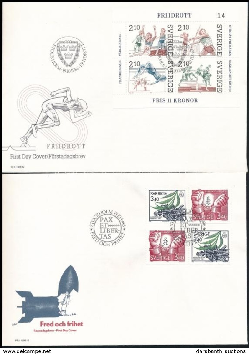 1986 2 Klf FDC - Autres & Non Classés