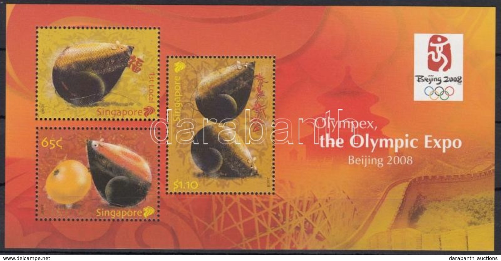 ** 2008 Nemzetközi Olimpiai Kiállítás Olympex, Peking Blokk Mi 136 - Autres & Non Classés