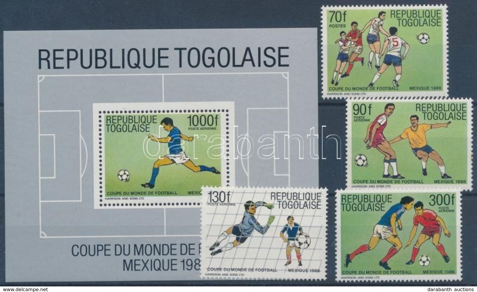 ** 1986 Labdarúgó VB Sor+blokk Mi 1957-1960 + 287 - Autres & Non Classés