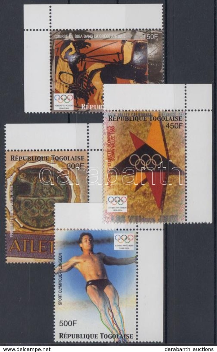 ** 2004 Olimpia Athén ívsarki Sor Mi 3249-3252 - Altri & Non Classificati