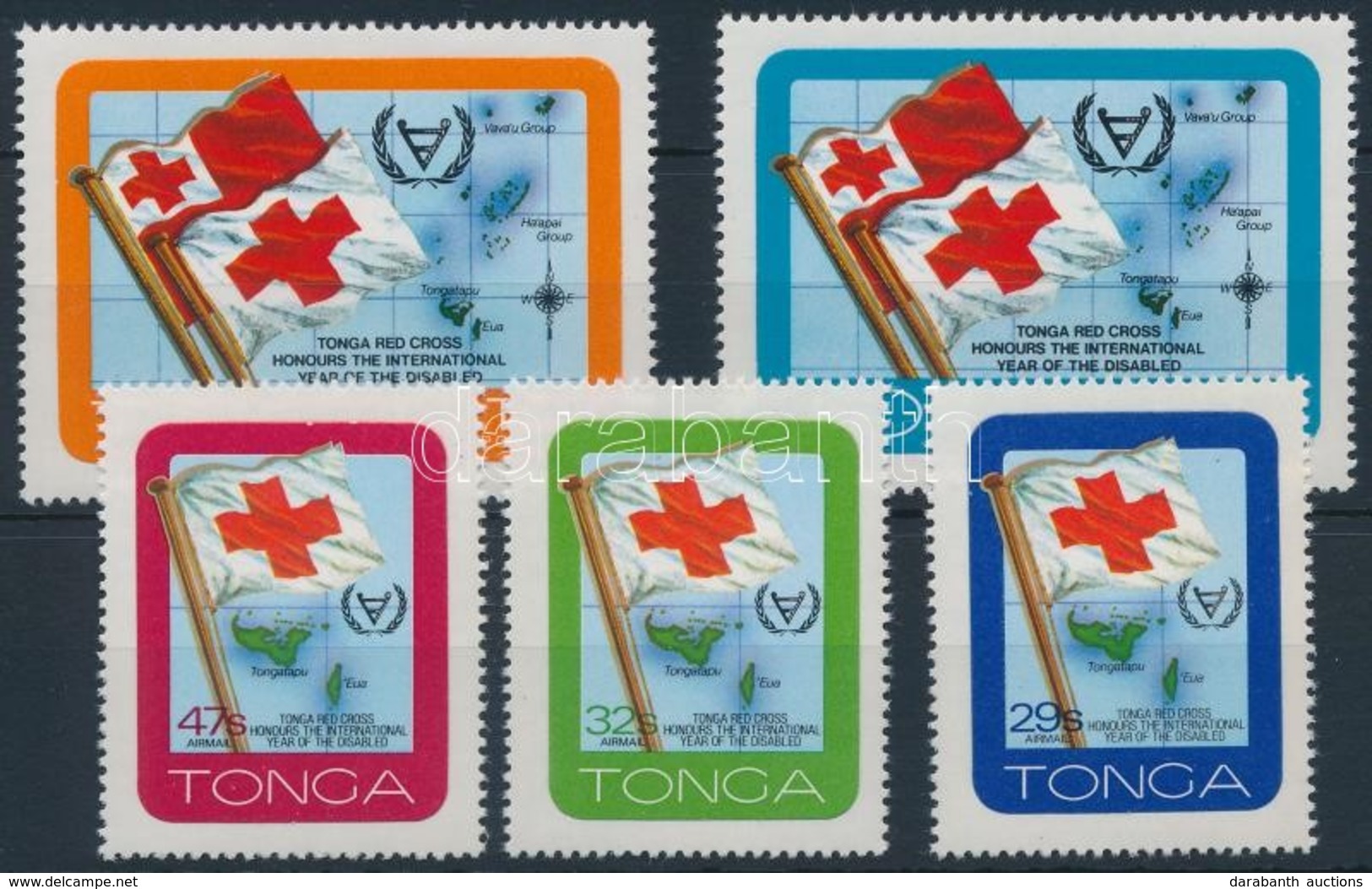 ** 1981 Vöröskereszt Sor,
Red Cross Set
Mi 781-785 - Other & Unclassified