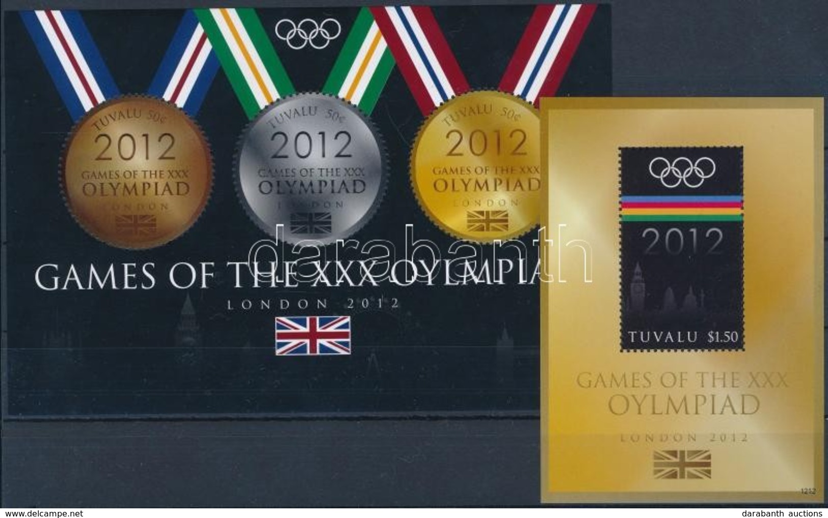 ** 2012 Nyári Olimpia, London Kisív Mi 1830-1832 + Blokk Mi 187 - Autres & Non Classés