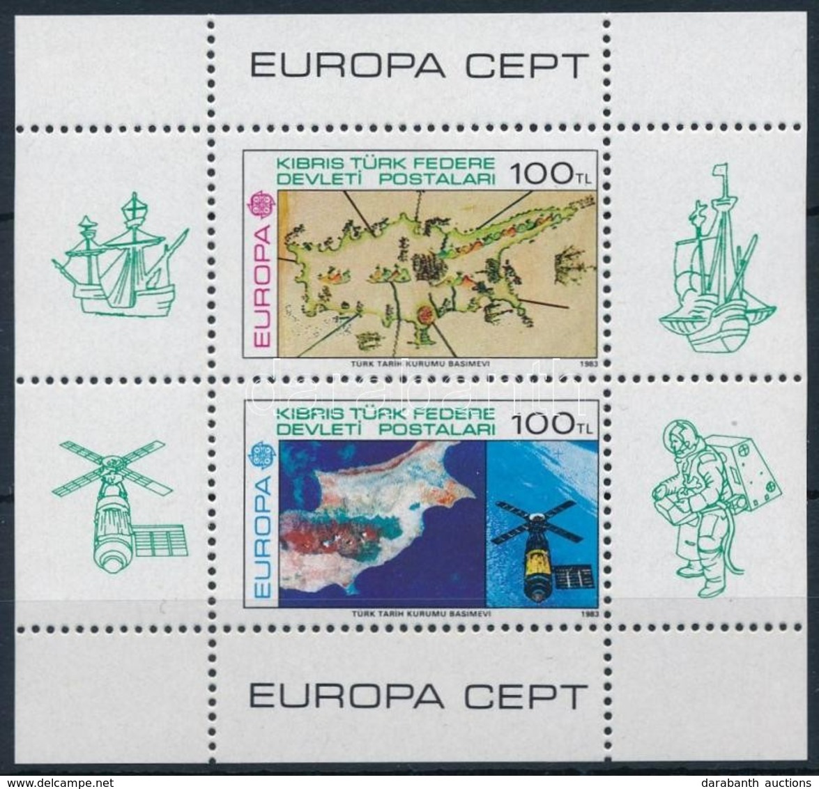 ** 1983 Europa CEPT Blokk,
Europa CEPT
Mi 127-128 - Altri & Non Classificati