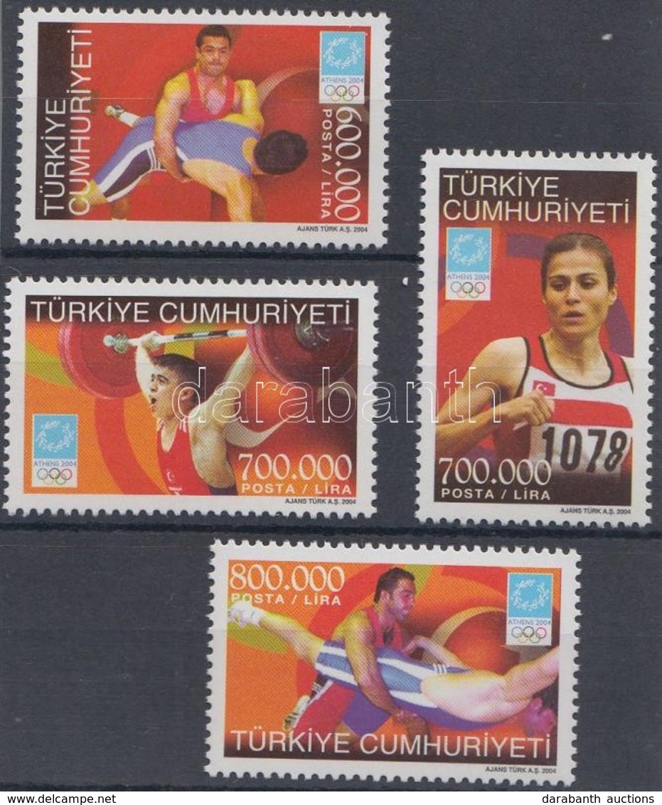 ** 2004 Nyári Olimpia, Athén Sor Mi 3393-3396 - Autres & Non Classés