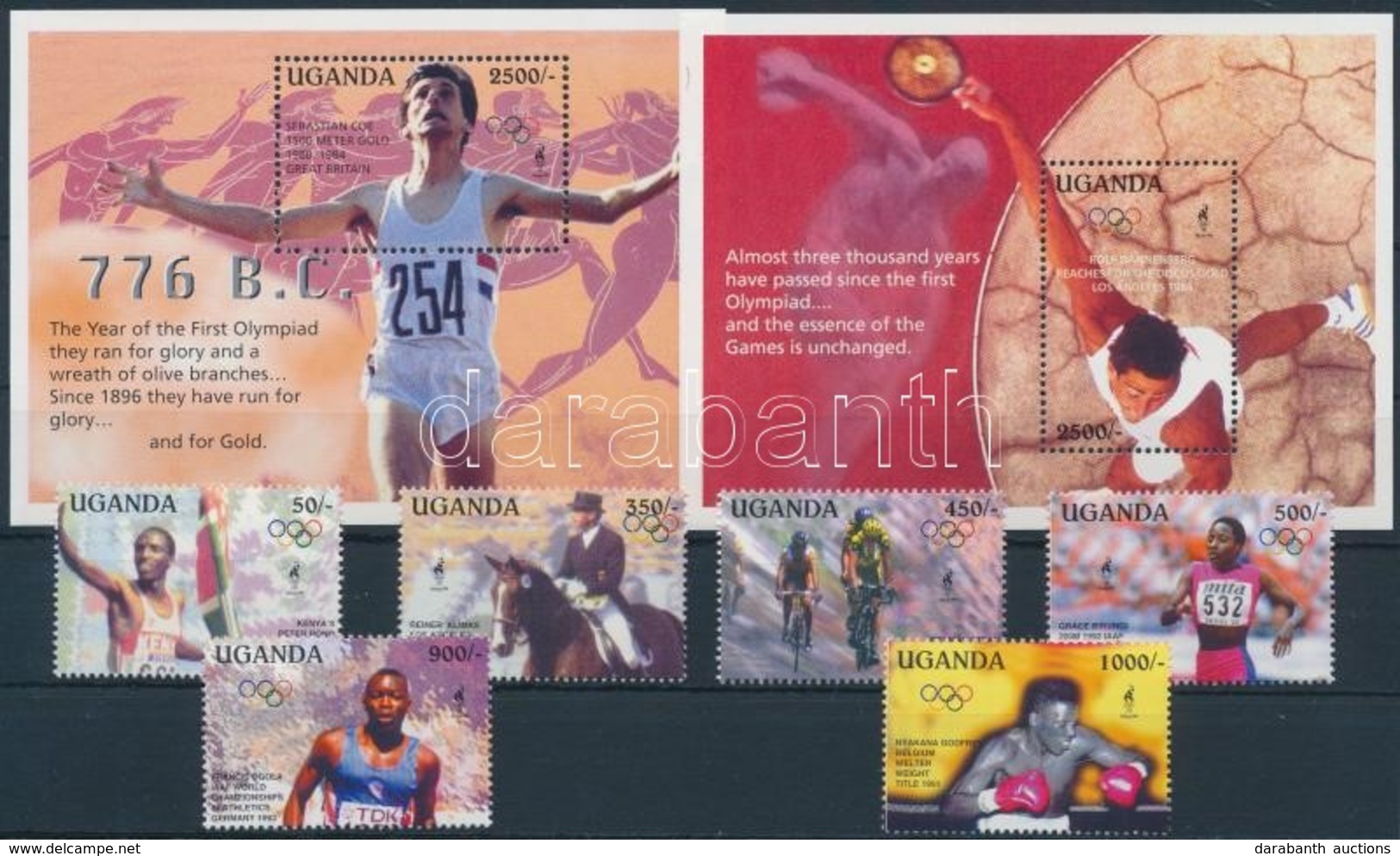 ** 1995 Nyári Olimpia, Atlanta Sor Mi 1564-1569 + Blokksor 238-239 - Altri & Non Classificati