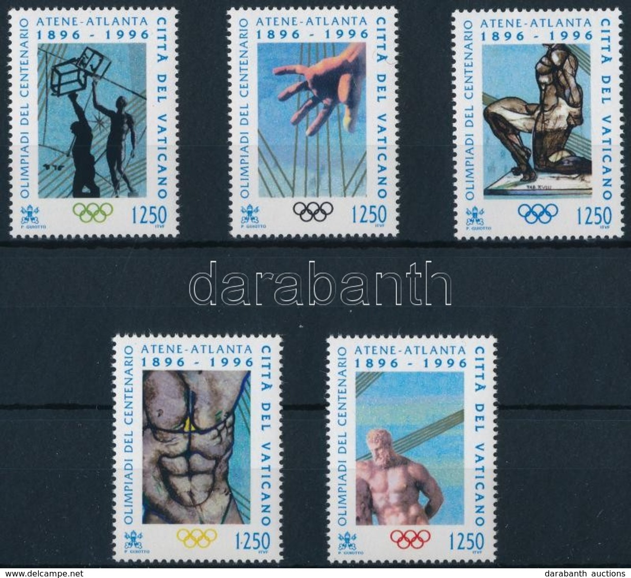 ** 1996 100 éves Az Újkori Olimpia Sor Mi 1174-1178 - Altri & Non Classificati