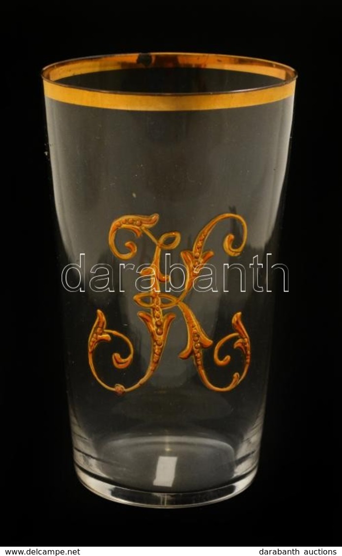 Monogramos Pohár, Apró Csorbával, M:12 Cm - Verre & Cristal