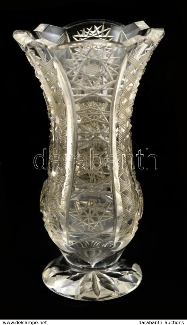 Csiszolt ólomkristály Apró Csorbákkal, M: 17 Cm - Verre & Cristal