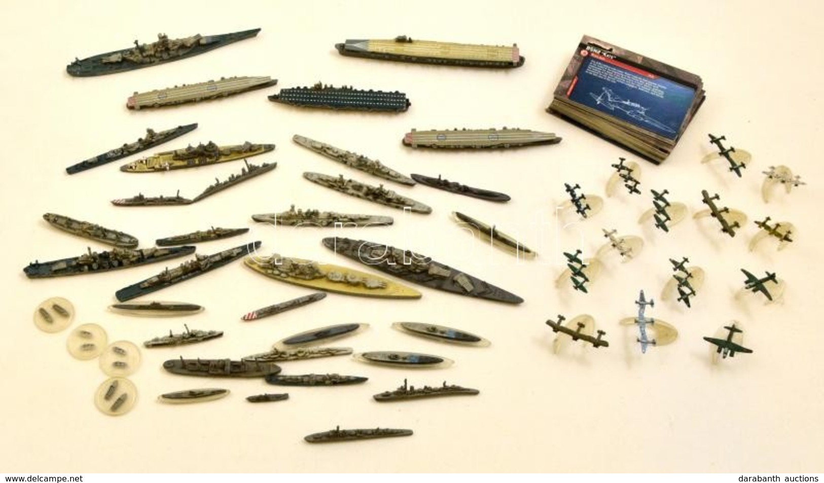 52 Db Axis And Allies Haditengerészet Műanyag Figura és Kártya - Autres & Non Classés