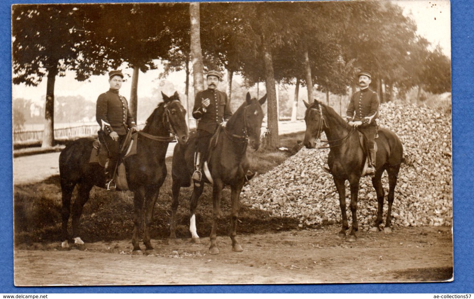 Carte Photo  -   Cavalier Français  - 1910 - Other & Unclassified